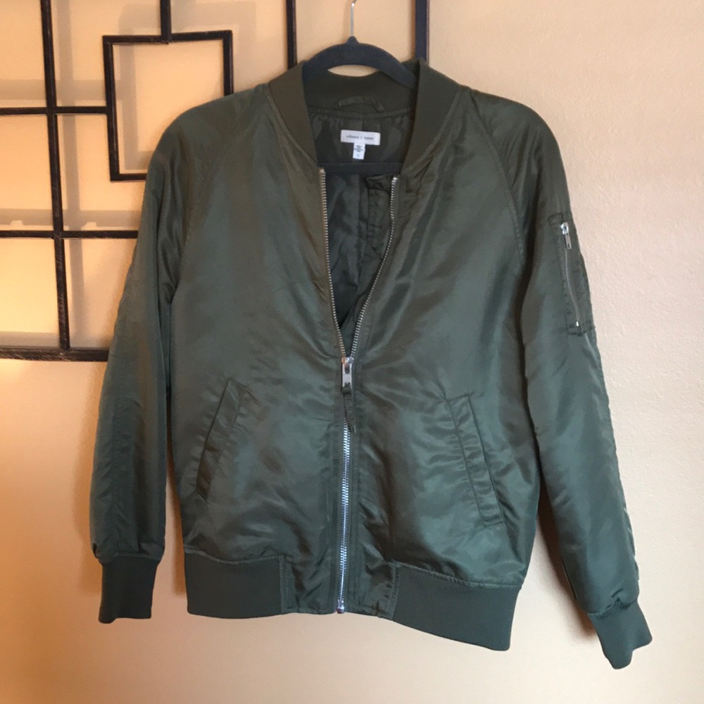 Army Green Bomber Jacket